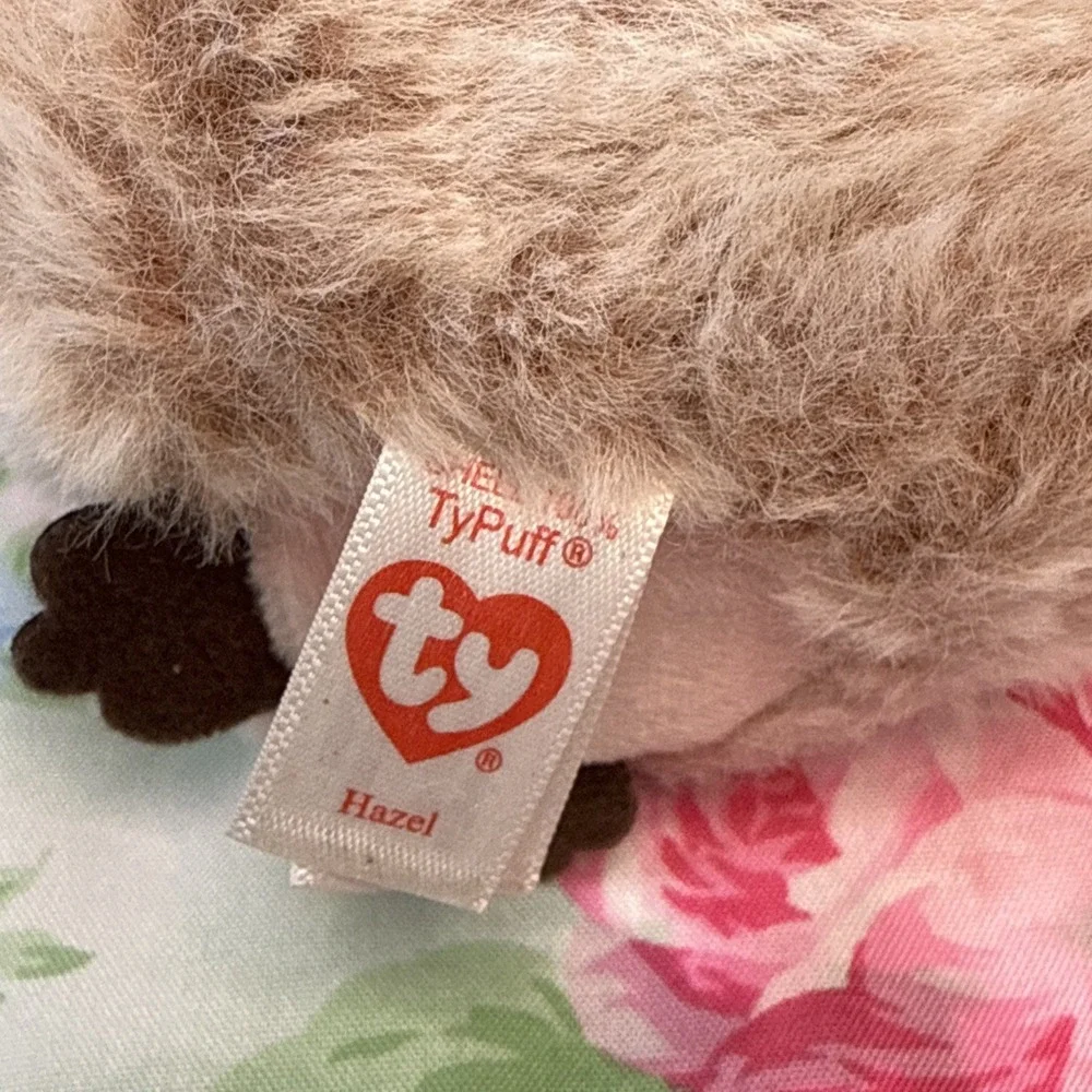 New! 2022 TY Puffies (Beanie Balls) Plush - HAZEL‎ the Hedgehog (4 Inch)